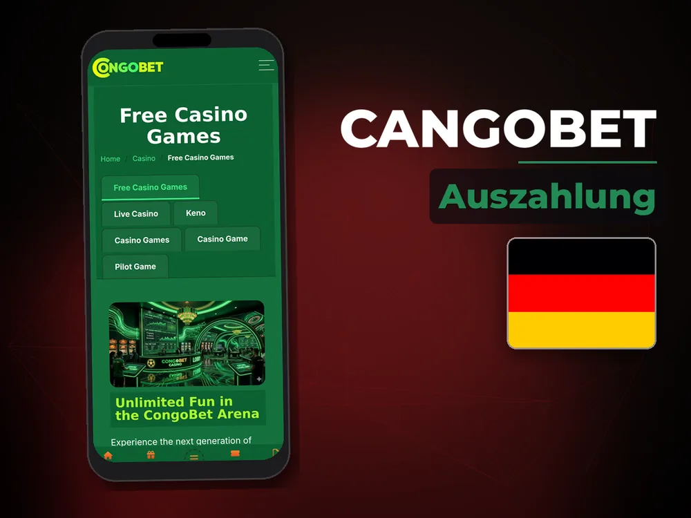 Cangobet - Auszahlung